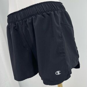 Champion Zip Pocket Athletic Running Shorts With Liner Athleisure Running Gym